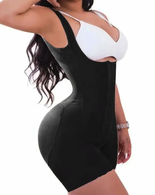 Reloj de arena - Faja de Doble Compresión con Ganchos – Control Abdominal y Efecto Reloj de Arena