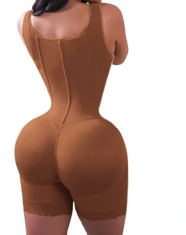 Reloj de arena - Faja de Doble Compresión con Ganchos – Control Abdominal y Efecto Reloj de Arena