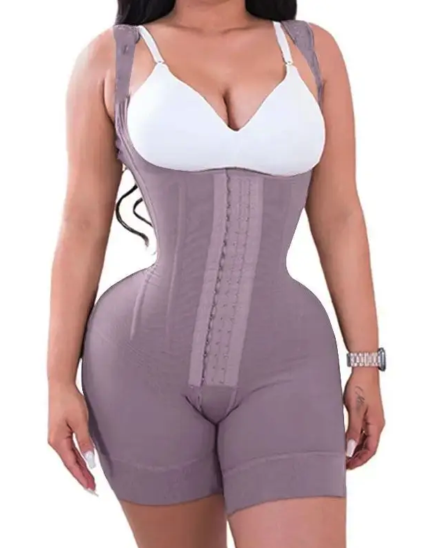 Reloj de arena - Faja de Doble Compresión con Ganchos – Control Abdominal y Efecto Reloj de Arena