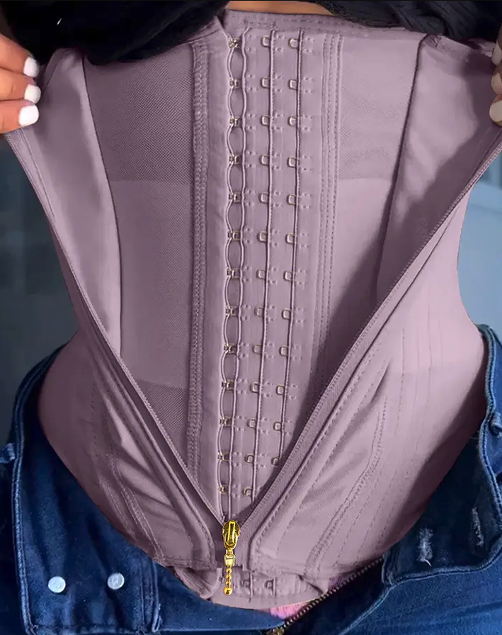 Reloj de arena + Cinturilla Reloj de Arena con Cremallera y Corchetes – Moldeo Extra Firme