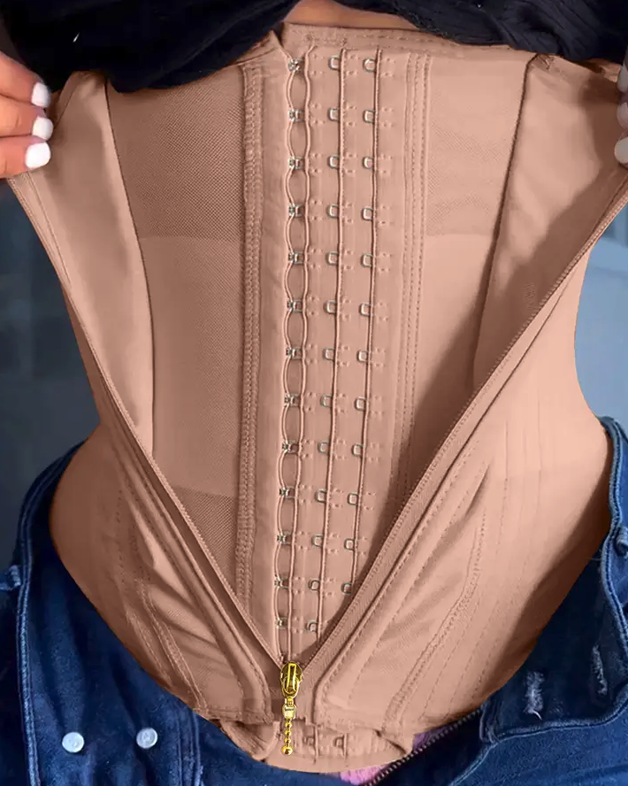 Reloj de arena + Cinturilla Reloj de Arena con Cremallera y Corchetes – Moldeo Extra Firme