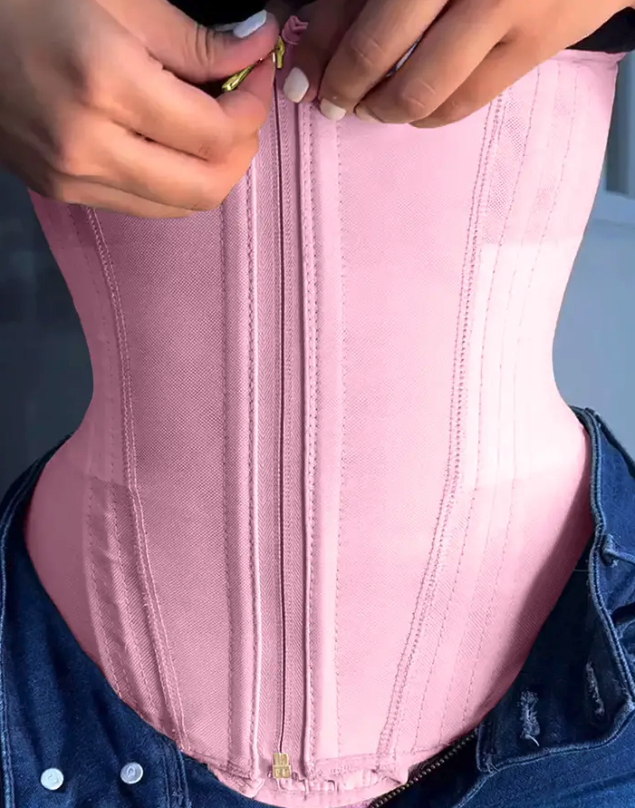 Reloj de arena + Cinturilla Reloj de Arena con Cremallera y Corchetes – Moldeo Extra Firme