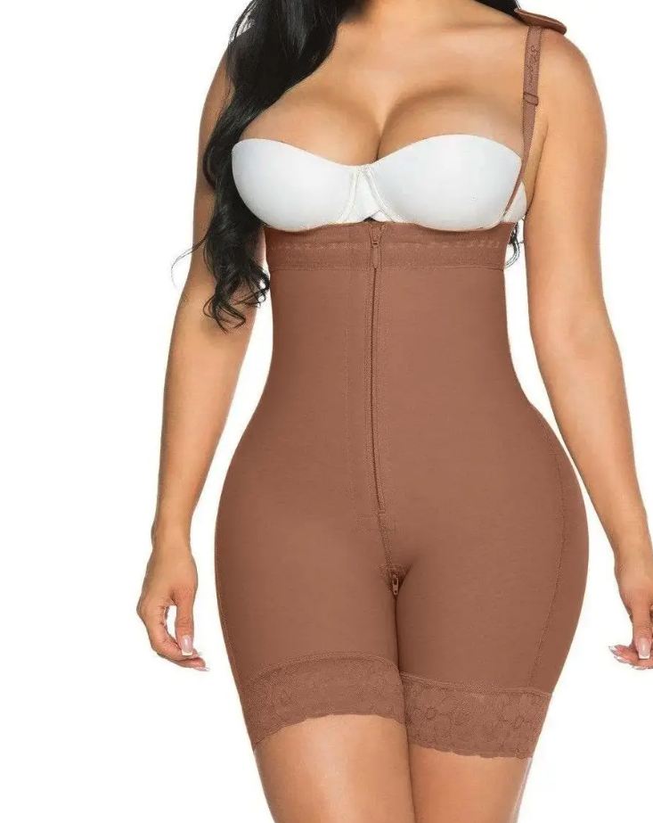 Faja de Compresión con Cremallera – Control Abdominal y Moldeo Seguro