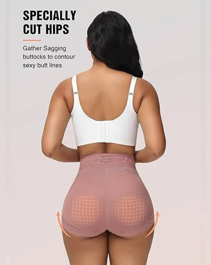 Pack de 3 Bragas Moldeadoras – Cintura Alta, Sin Costuras y Efecto Levanta Glúteos