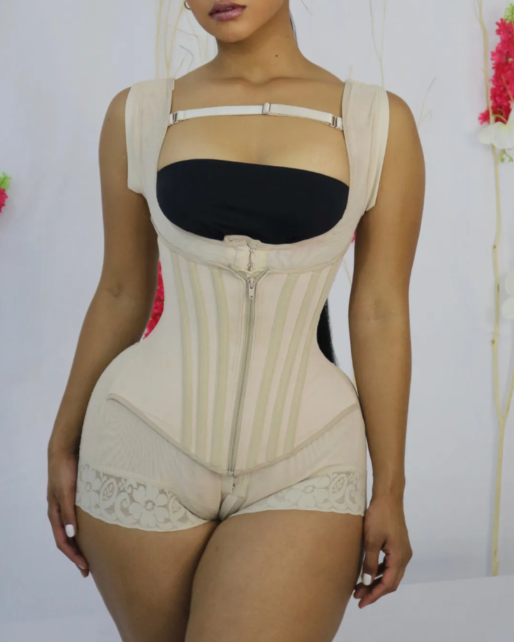 Faja de Alta Compresión – Realza tu Silueta con Curva Reloj de Arena