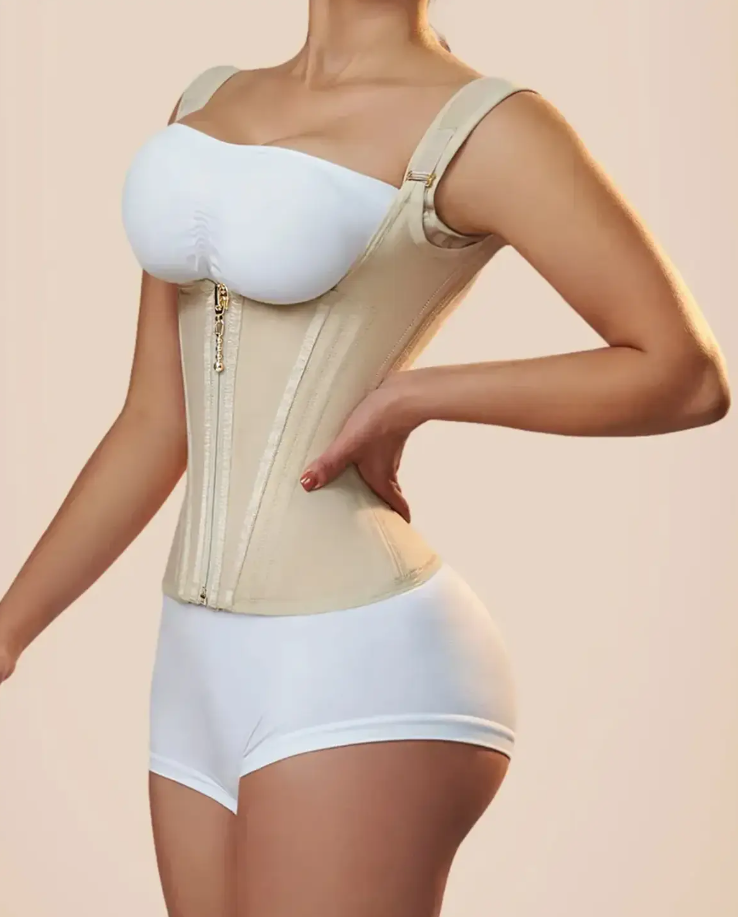 Reloj de arena - Chaleco Moldeador de Cintura para Mujer – Estilo Corset y Control Total
