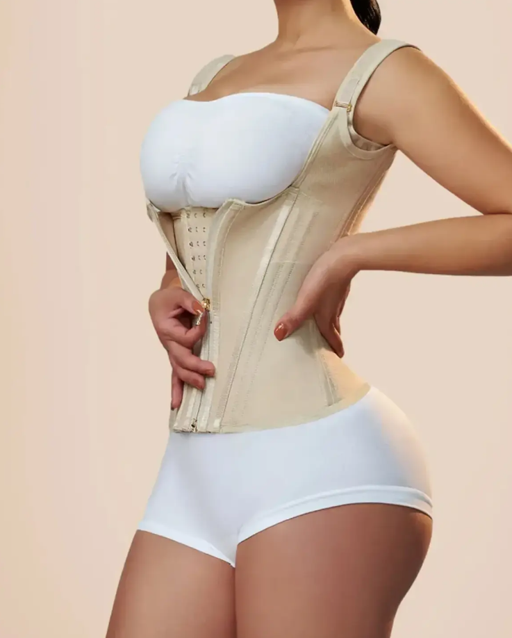 Reloj de arena - Chaleco Moldeador de Cintura para Mujer – Estilo Corset y Control Total