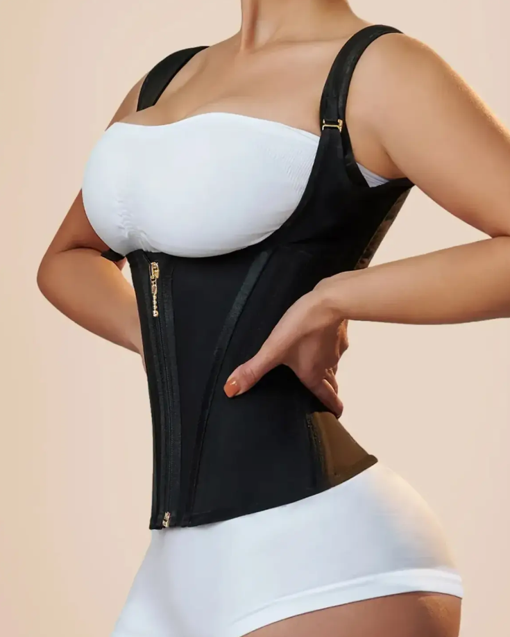 Reloj de arena - Chaleco Moldeador de Cintura para Mujer – Estilo Corset y Control Total