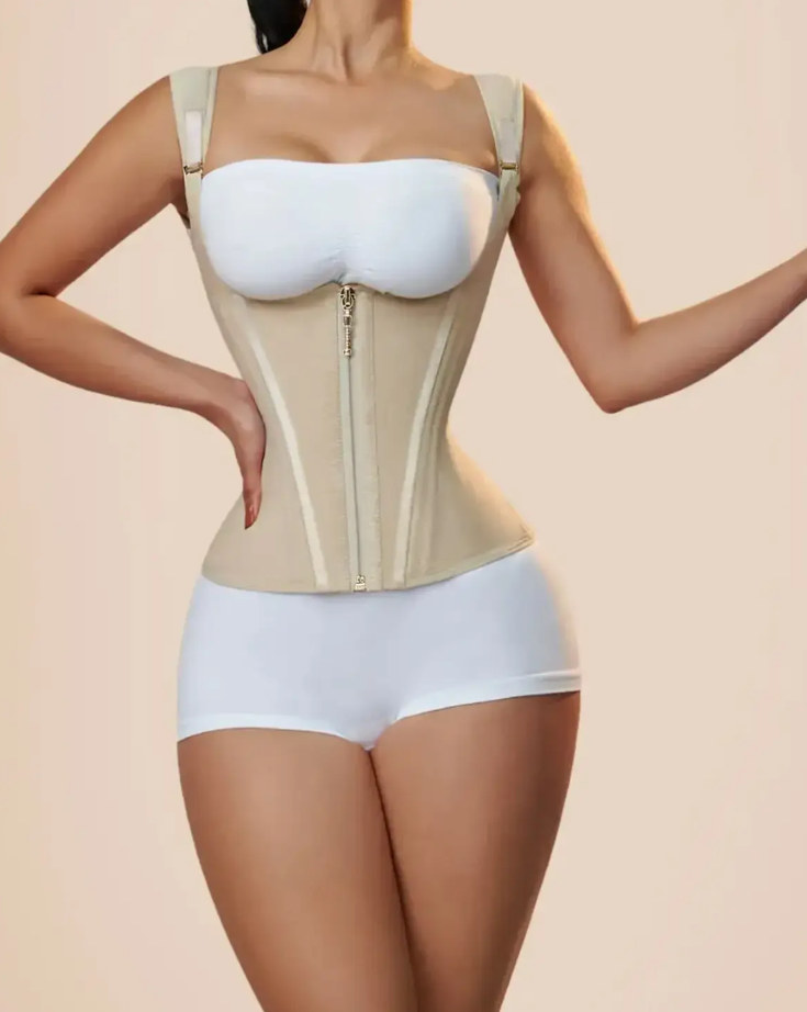 Reloj de arena - Chaleco Moldeador de Cintura para Mujer – Estilo Corset y Control Total